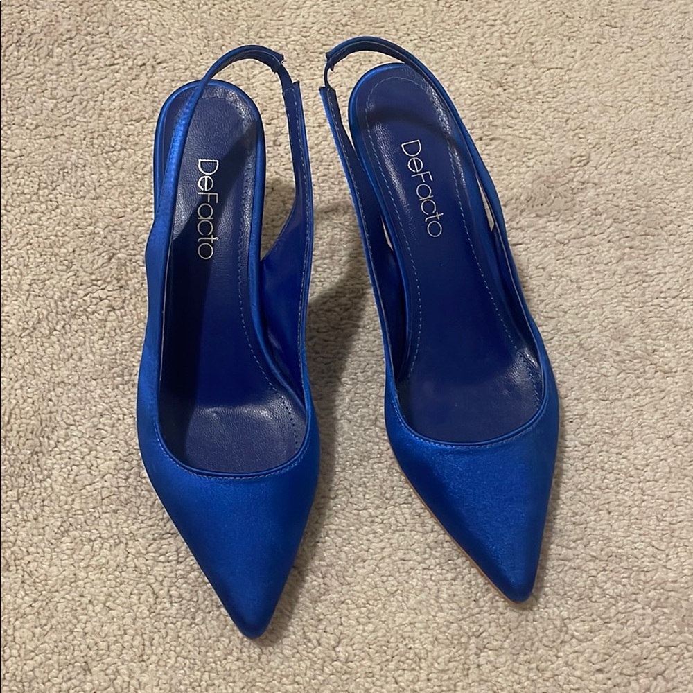 Blue shoes